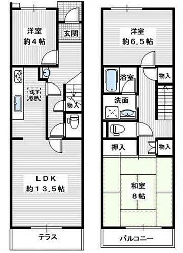ガーデンハウス藤沢台第四住宅 1階 3LDK 物件詳細