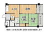 鳴尾小松住宅１号棟　中古マンション 各居室収納付きの2ＬＤＫ！