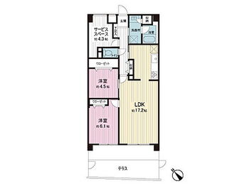 ネオハイツ泉中央 間取り図です。