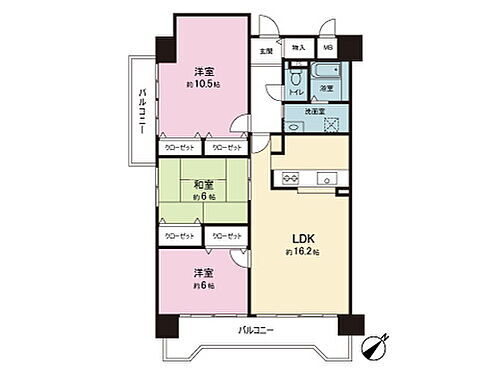 藤和さやまハイタウンＢ棟 17階 3LDK 物件詳細