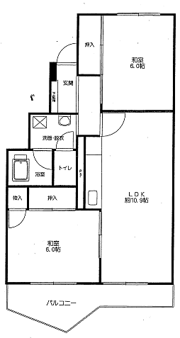 西市ケ尾ドエリングＢ棟 5階 2LDK 物件詳細
