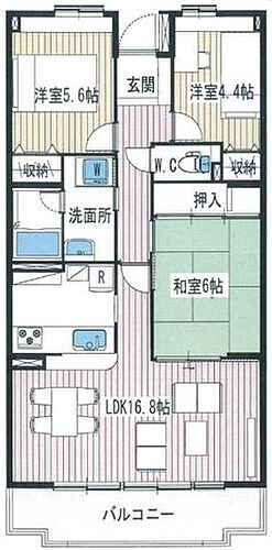 千葉北ダイヤモンドマンション 4階 3LDK 物件詳細