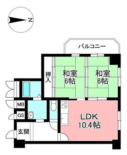 シティパレス瀬戸 9階 2LDK 物件詳細