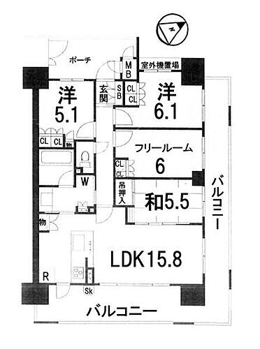 イーグルコートアネックス大津なぎさ公園前 2階 3SLDK 物件詳細