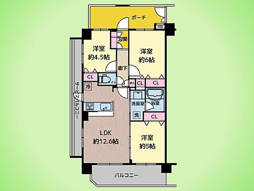 ネクステージ永山 5階 3LDK 物件詳細