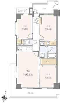 ダイアパレス坂戸 システムキッチン新規交換　ユニットバス新規交換　トイレ交換　洗面化粧台新規交換　建具交換　クロス　カーテンレール　レースカーテン取り付け