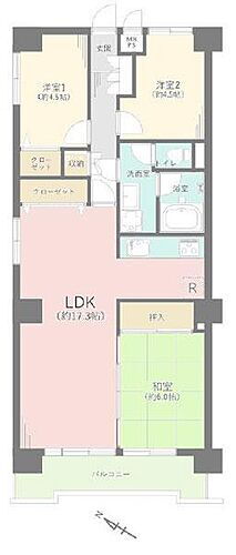 金沢八景グリーンハイツＡ棟 5階 3LDK 物件詳細