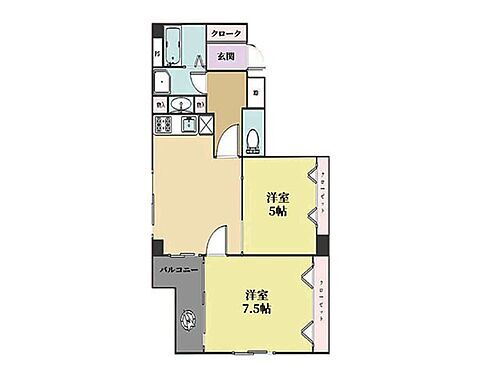 ジエムわらび南館 3階 2LDK 物件詳細