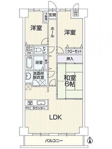 ダイアパレス沼津 4階 3LDK 物件詳細