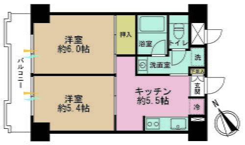 藤和大森コープ 2階 2DK 物件詳細