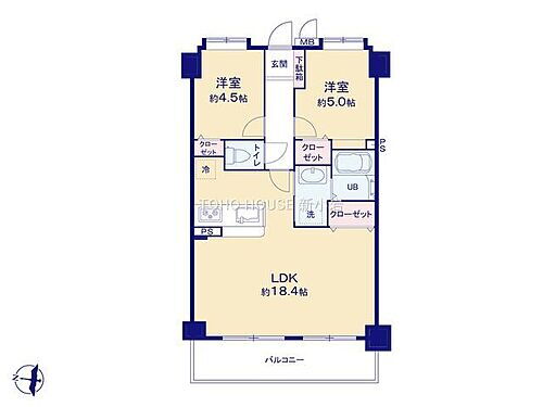 東京都足立区西新井4丁目 4階 2LDK 物件詳細