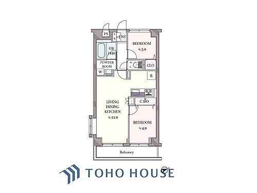 東京都中野区上高田4丁目16-4 2階 2LDK 物件詳細