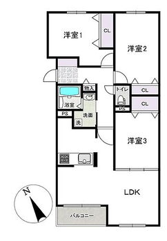 セザール麻生公園／小中学校１分／駐車場空有