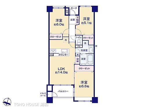 ネオステージ大宮 4階 3LDK 物件詳細