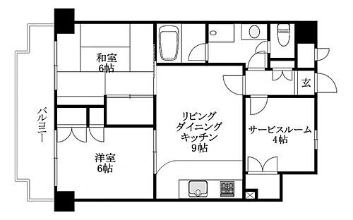 ライオンズマンション三番町 4階 2SLDK 物件詳細