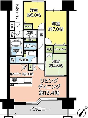 プレミスト東静岡南口 4階 3LDK 物件詳細