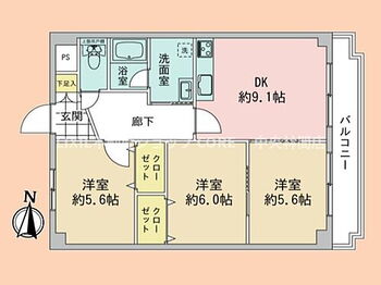 タウンコート南町田 暮らしやすい3DKのお部屋！室内大変綺麗です。詳細はお気軽にお問い合わせください。