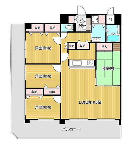 ジェネシス 7階 4LDK 物件詳細