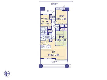 グランツ立川昭和記念公園 間取図