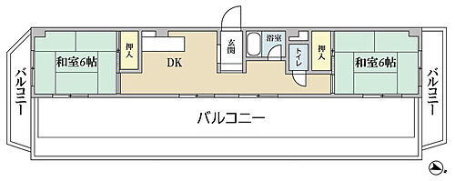 東京都豊島区南大塚1丁目3-19 4階 2DK 物件詳細