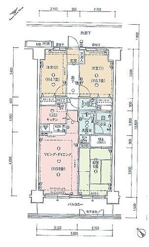 グランドヒルズ本厚木 中古マンションの3LDKは、経済的で、一般的な広さがあり、夫婦又は3人家族に最適です。リビングルームでは、食事会を楽しむスペースがあることや、部屋の用途は、寝室や子供部屋を設けることも可能です。