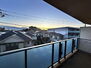 エクセレントシティ西千葉ＩＩ バルコニーよりの眺望。前面棟なしなので、日当たり等も良好です。現地（2024年02月）撮影