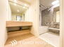 レールシティ津田沼 お家の中でも特にプライベートスペースとなる洗面所は、洗濯場所と浴室を同じ空間でまとめております。
