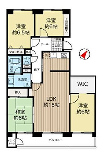 ロジェ山の手通り 5階 4LDK 物件詳細