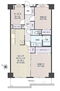アコール新所沢ウエスト LDK12.9帖、収納スペース充実、西南西向きの日当たりの良い6階部分のお部屋です。