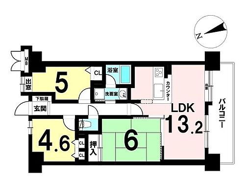 シティオ古賀　９Ｆ 9階 3LDK 物件詳細