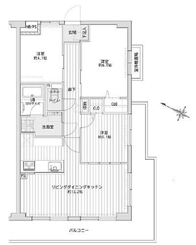 クリオ市ヶ尾壱番館 3階 3LDK 物件詳細