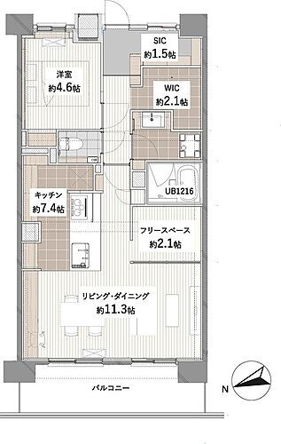 ローヤルシティ川口西 6階 1SLDK 物件詳細