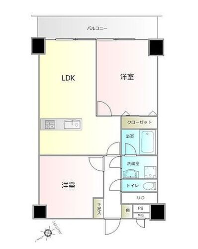 田無富士パーム 4階 2LDK 物件詳細