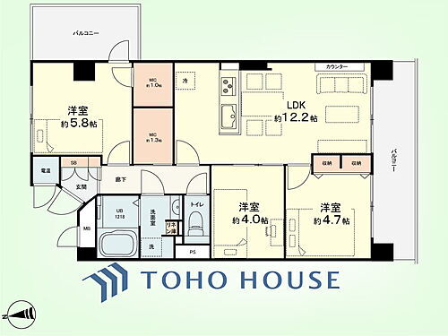 神奈川県横浜市港南区最戸1丁目14-11 4階 3LDK 物件詳細