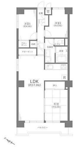 金沢八景グリーンハイツＡ棟 リフォームで快適生活をすぐにスタートできます。広々17.3帖LDKに5階部分南西向きにつき明るいお部屋です。