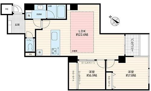 東京都千代田区一番町 3階 2LDK 物件詳細