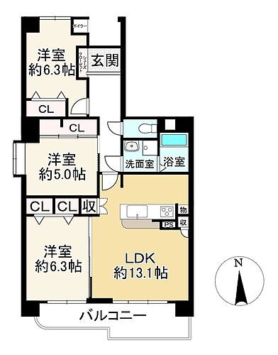 グラン・ドムール膳所 4階 3LDK 物件詳細