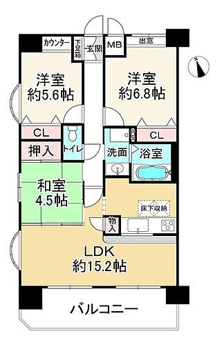 ルネス・ピース栗東ステーションスクエア 7階 3LDK 物件詳細