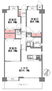 アメリア６番館 角住戸！【全洋室3LDK＋南向きバルコニー☆】室内水廻り設備一新！全面リフォーム済み☆安心の新調設備保証付き☆食洗機・浴室乾燥機完備☆廊下側の洋室2室、エアコン新調完備☆レースカーテン付きです♪