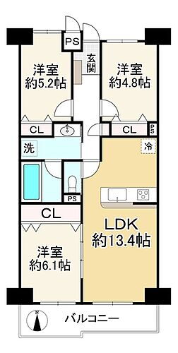 リベル 9階 3LDK 物件詳細