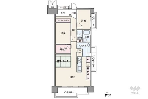 セルヴィオ３番館 16階 2LDK 物件詳細