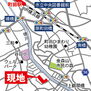オハナ町田オークコート　「町田」駅　歩１３分 現地案内図