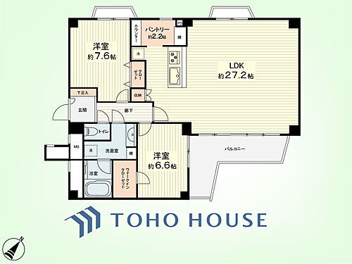 根岸台第一マンションズ 9階 2LDK 物件詳細