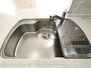 レグザ南市川 ・シンク　広めのシンクで大きなお鍋やフライパンも洗いやすいです。