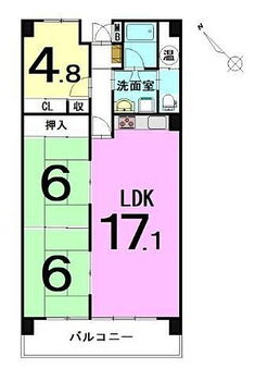 ＭＡＣ青森コート リビングは広々17.1帖、マンションでもゆとりのある生活をご希望の方におすすめ！