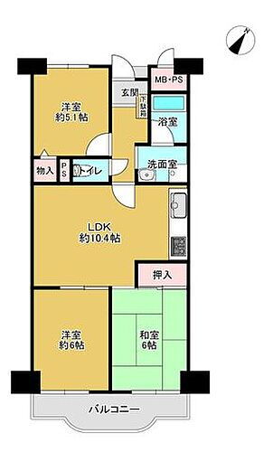 南花台アーバンコンフォート 8階 3LDK 物件詳細