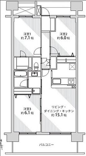 ロイヤルコート河原町・風ウイング 1階 3LDK 物件詳細