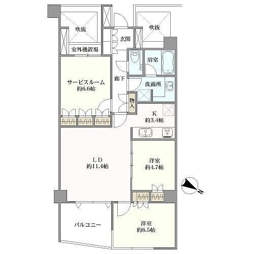 東急ドエル・アルス横浜野毛坂 2階 2SLDK 物件詳細