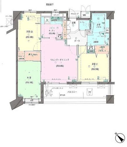 ハイランドテラス八ヶ崎 2階 3LDK 物件詳細